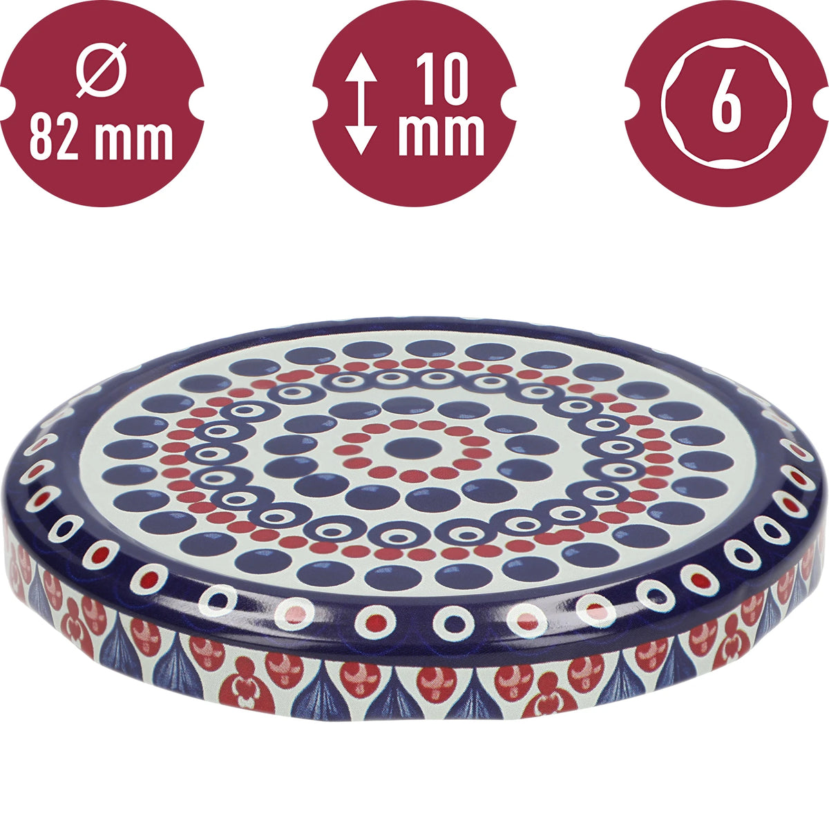 zakrętka fi 82/6 Ceramika 2 - 10 szt. 136925