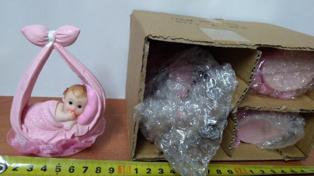 figurka 4szt.  DZIEWCZYNKA CHRZEST 11cm |  DF2D