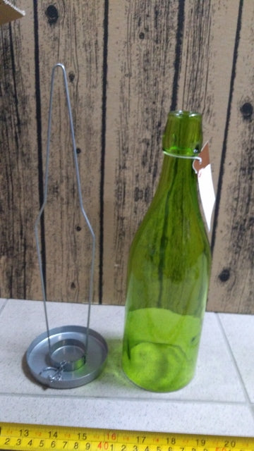 świecznik na tea light  BUTELKA 31cm