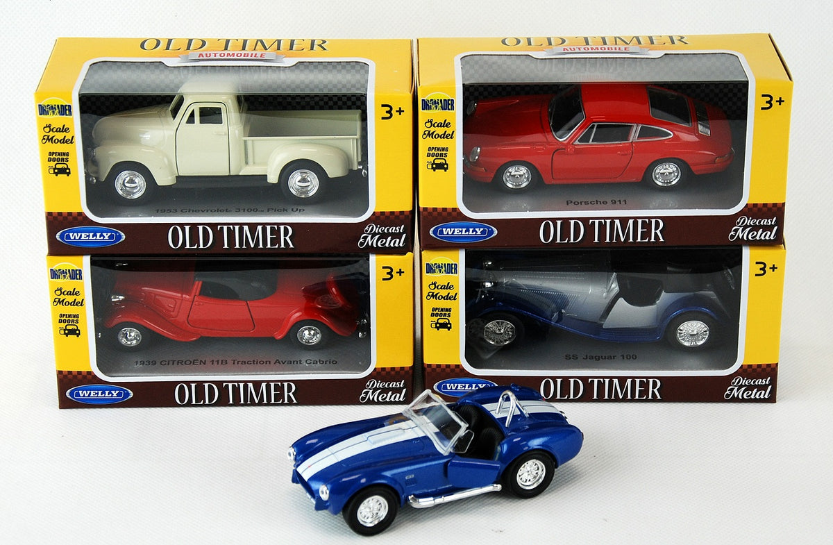 auto metalowe WELLY 1:34 OLD TIMER