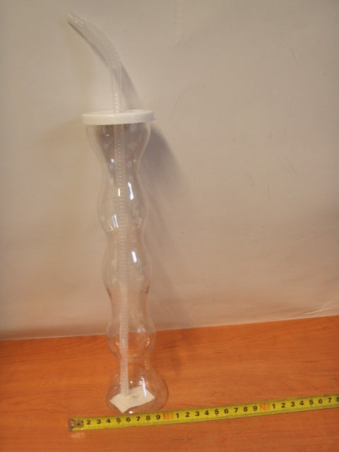 butelka plastikowa 28cm ze słomką