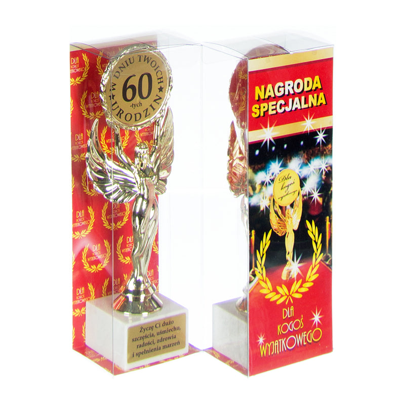 Statuetka Victoria 'W dniu Twoich 60-tych urodzin'