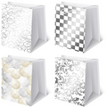 torebki ozdobne 5szt. T-16 AVANTGARDE set 4 Białe 29 x 42 x 18,5cm