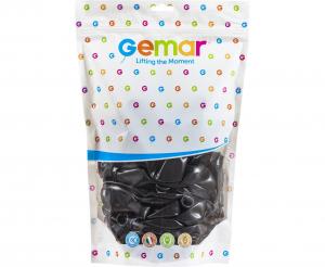balony G120 pastel 13" - czarne 14/ 50 szt.