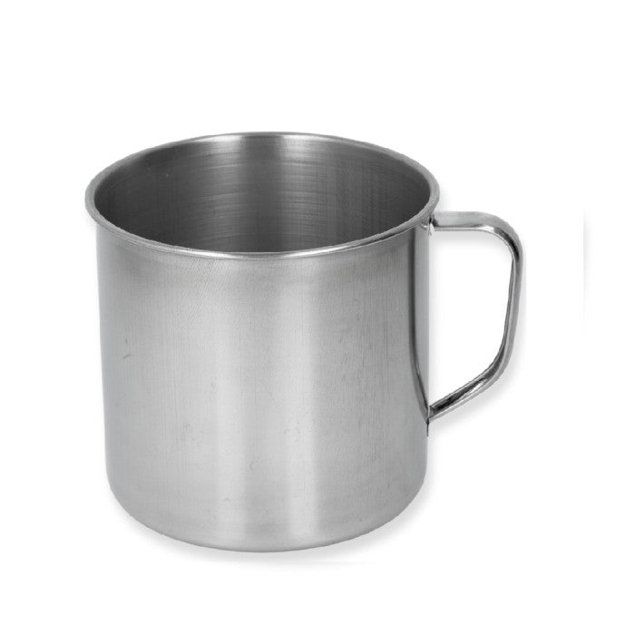 kubek ze stali nierdzewnej z uchwytem śr.11cm.  CHSO12054