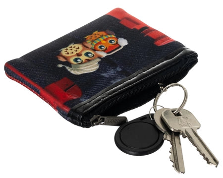 etui na klucze tekstylne LOREN 528-5 SOWY