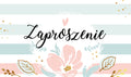 zaproszenia 10szt ZA-118