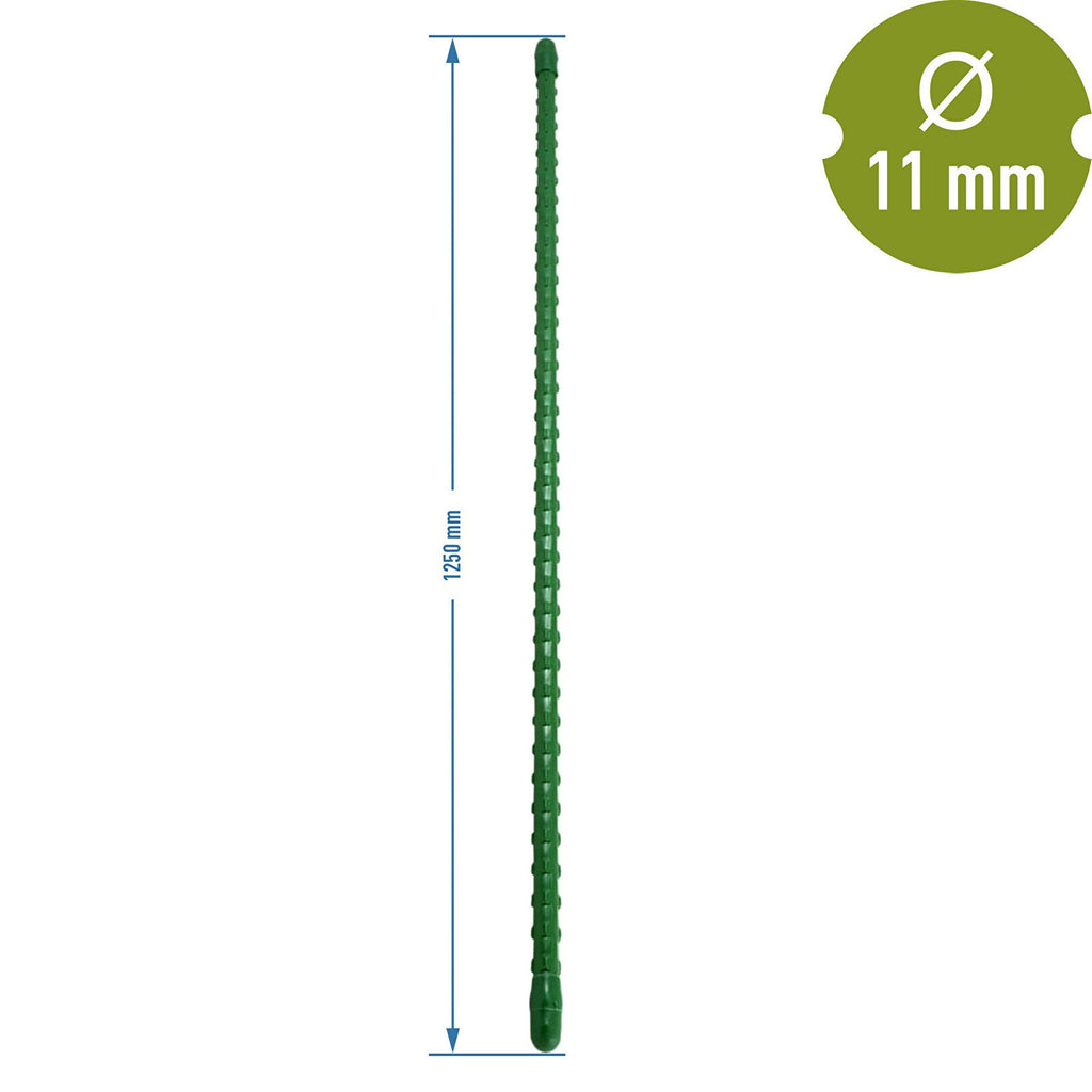 tyczka 10szt. stalowa powlekana 125cm  | 720112