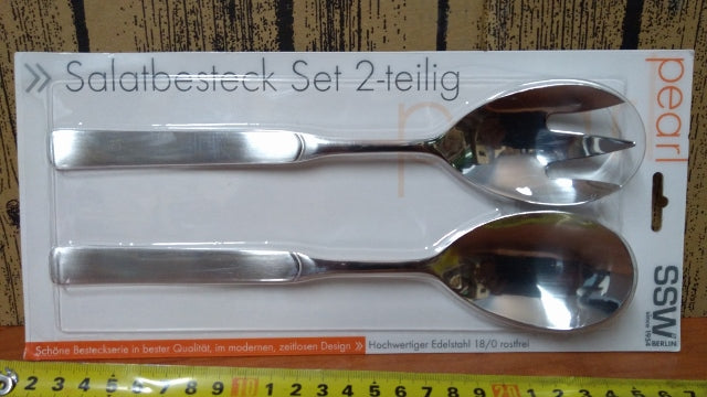 komplet łyżek do sałatki na blistrze PEARL