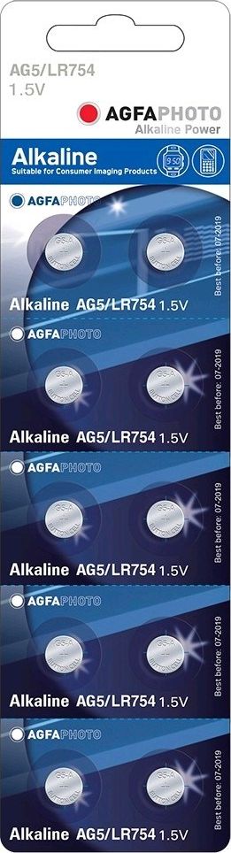 bateria AGFA AG5 / LR754   10 szt
