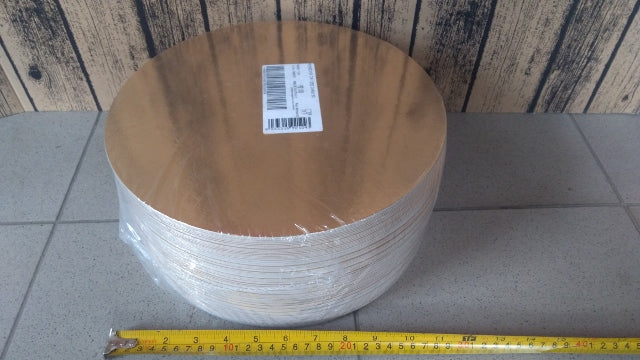 podkładka pod tort 100szt. ZŁOTA 30cm |  L-30