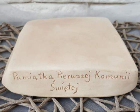 podstawka/podstument Pamiątka Komunii Świętej 15x15cm