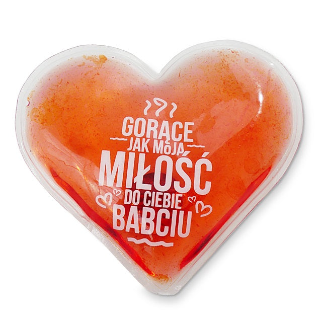podgrzewacz do rąk Serce - Gorące jak moja miłość do Ciebie Babciu