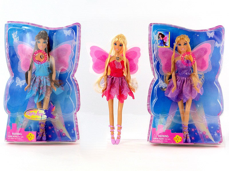 lalka  ze świecącymi skrzydłami ELF 29cm