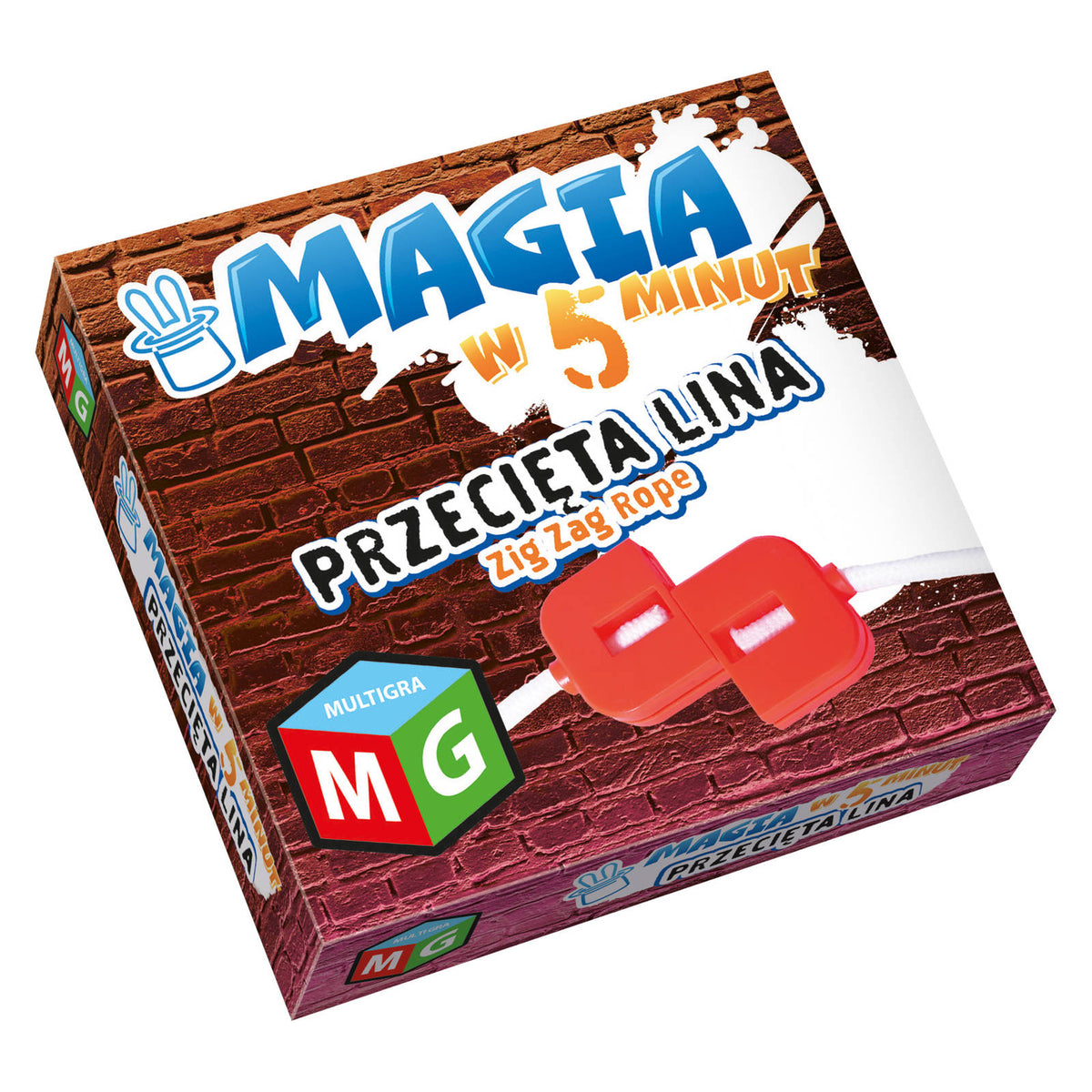 magiczne sztuczki- MAGIA W 5 MINUT - PRZECIĘTA LINA