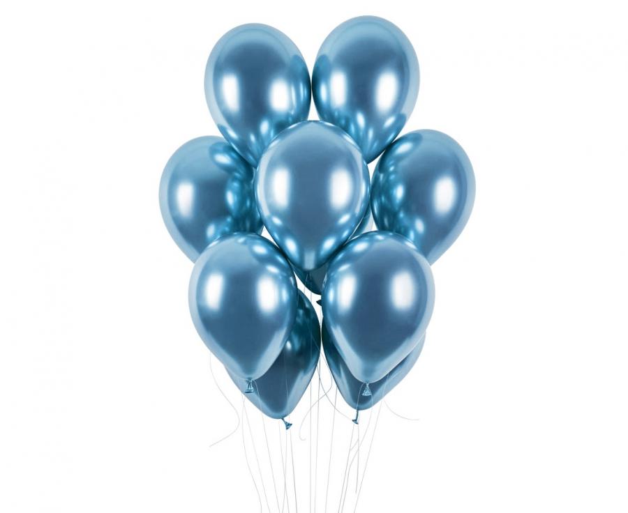 balony shiny 13 cali - niebieskie / 50 szt. GB120/92