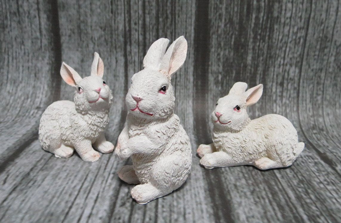 figurka zając   wielkanocny mix 4x7cm | FIG-17112