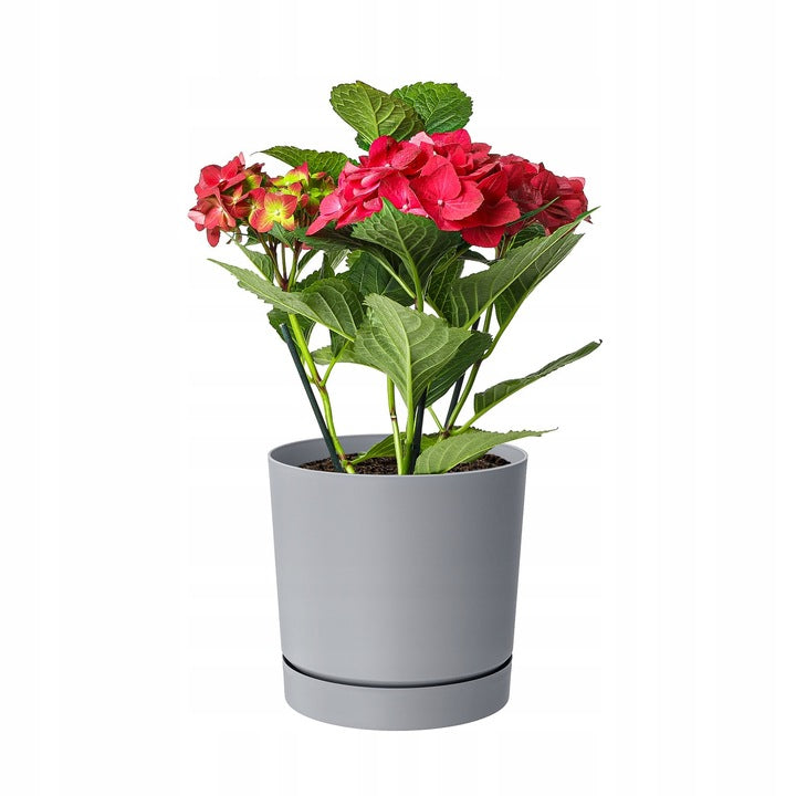 doniczka TUBO P  jasny szary 18cm