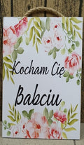 tabliczka/obraz do zawieszenia 20x30 Kocham Cię Babciu