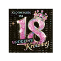 zaproszenia 10szt. KW LUX 18 Urodziny - 11