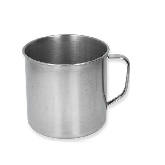 kubek ze stali nierdzewnej z uchwytem śr.10cm. CHSO12053
