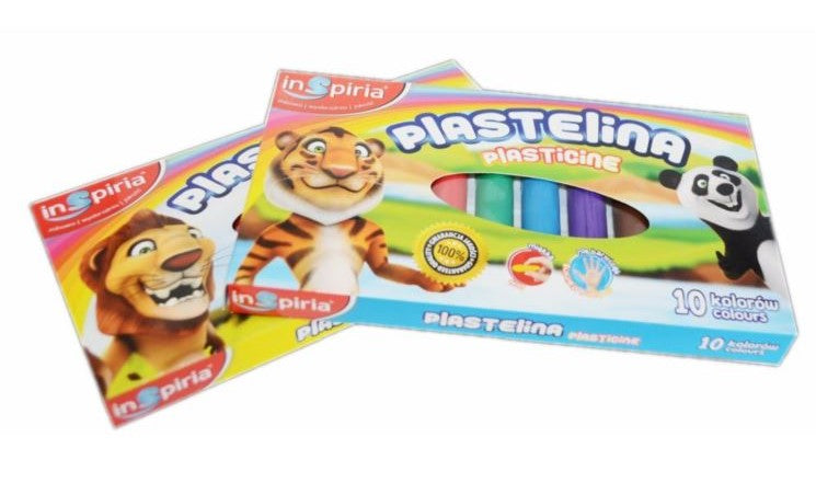 plastelina 10 kolorów INSPIRIA 3811