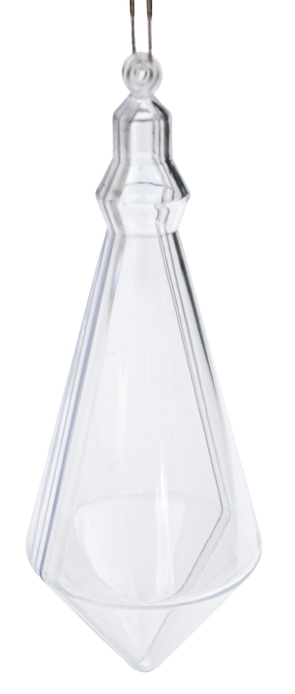 kryształek szlifowany akrylowy  wysokość 14,5 cm opakowanie 5 szt. AKR-15