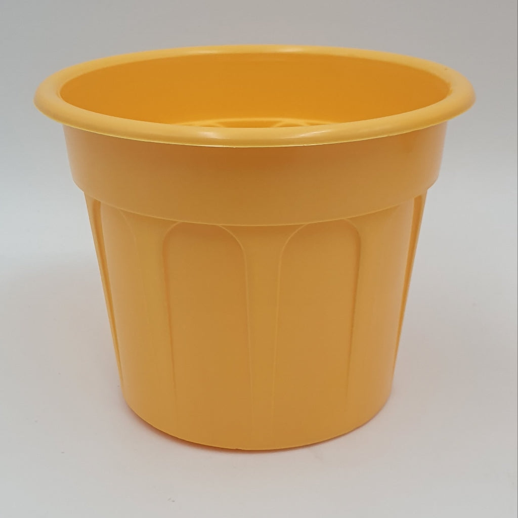 osłonka / doniczka 10szt.  CARO 11cm  ŻÓŁTA