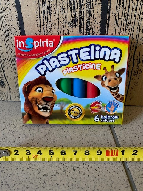 plastelina 6 kolorów 3798 INSPIRIA