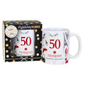 kubek na 50 urodziny dla kobiety (czerwony) 3309-UR16-50