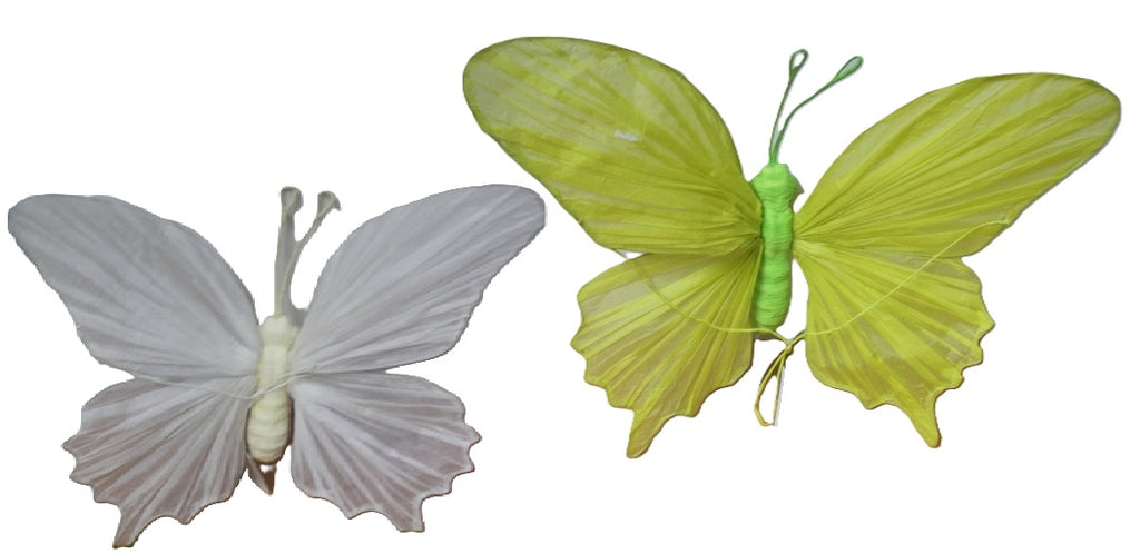 motyl na klips  papierowy 30cm   86736