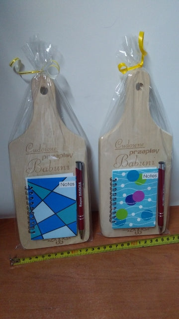 deska + notes długopis BABCIA 28cm  P1098