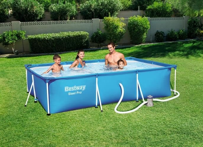 basen stelażowy z pompą 300x201x66cm BESTWAY 56411
