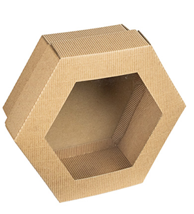 pudełko z okienkiem 33 x 11cm  HEX-3