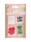agrafki 36szt. mix | AGR-6028