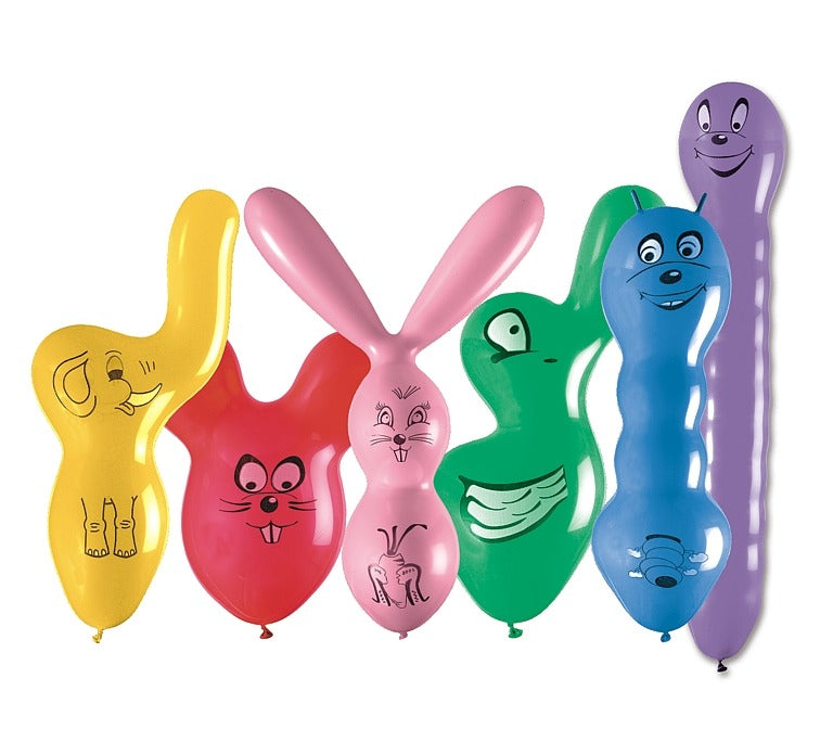 balony pastelowe KSZTAŁTY 50 szt.    GPFMIX/50