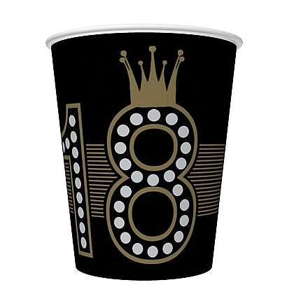 kubki papierowe 250ml Hollywood Style 18-stka 8szt. 79-50