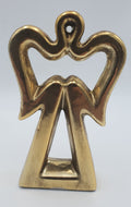 anioł ceram 13cm złoty