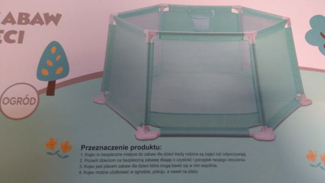 kojec dla dzieci składany + 50 piłek | TK1011