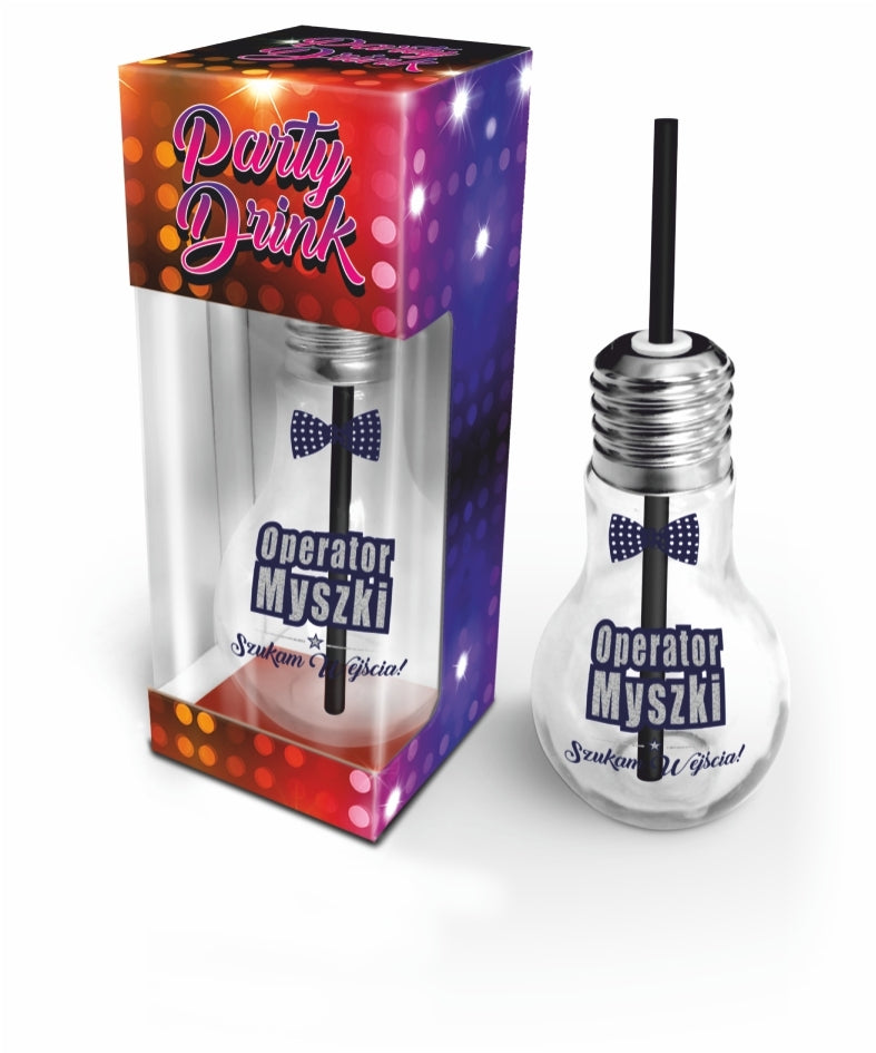 szklanka żarówka 400ml  mix
