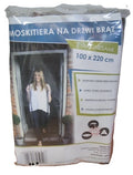 moskitiera z magnesami na drzwi 100x220