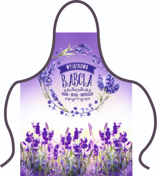 fartuch premium Babcia lawenda | 149