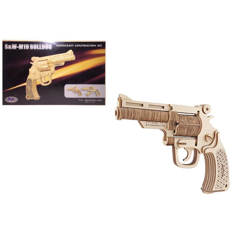 układanka drewniana pistolet A-2047
