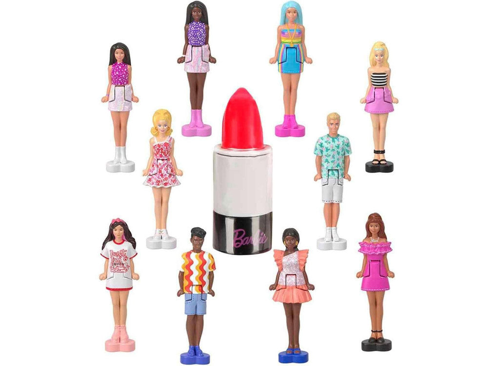 Mattel Mini Barbie Land lalka niespodzianka w szmince Barbie lub Ken ZA6037