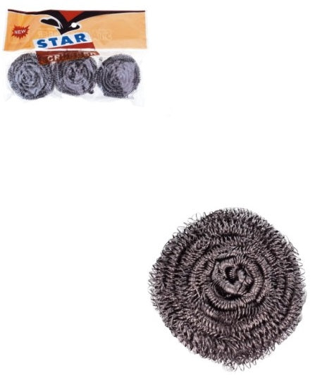 czyścik, zmywak kuchenny metalowy 3szt. CHSO4044