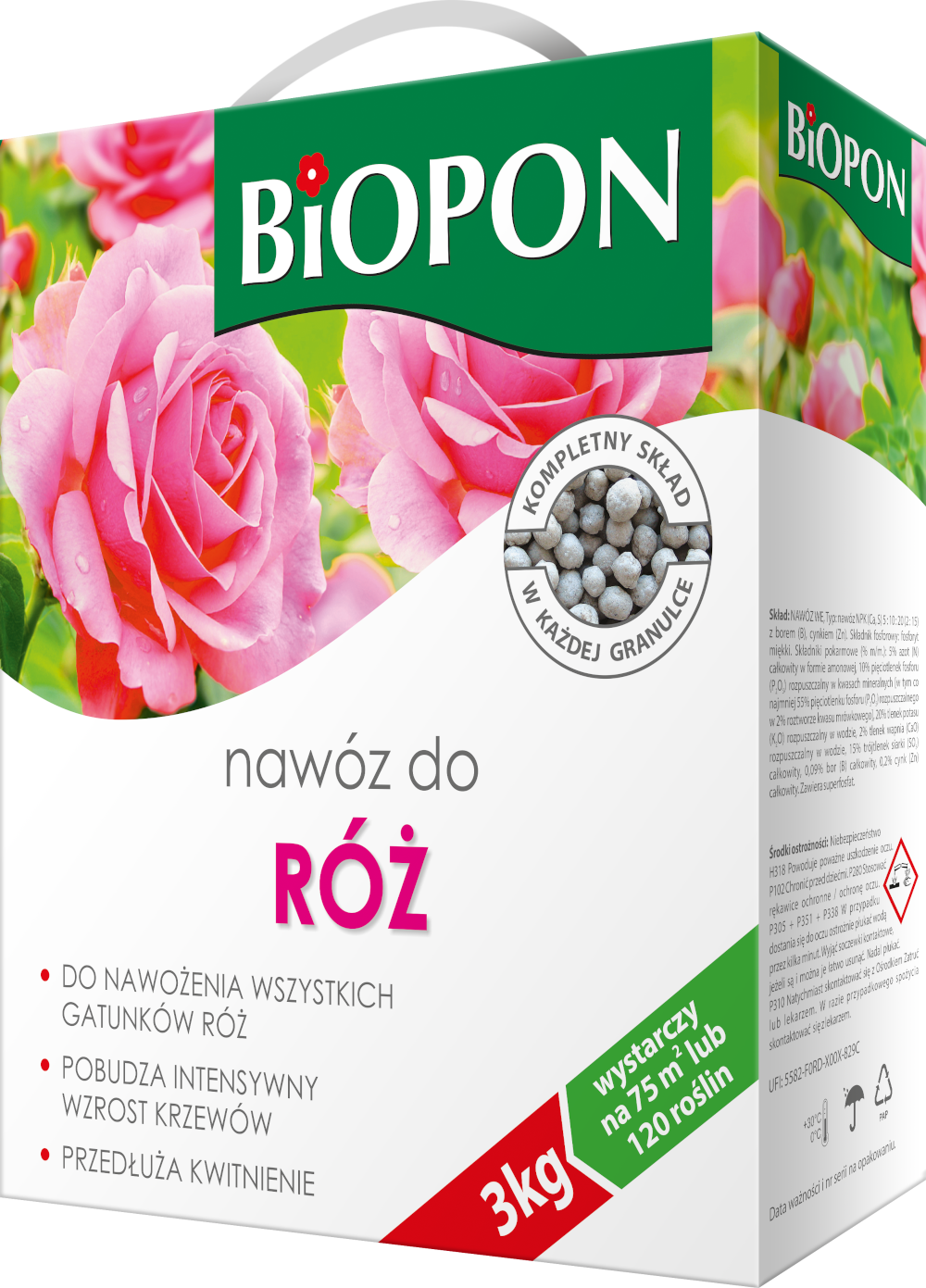 nawóz do róż 1kg granulat BIOPON
