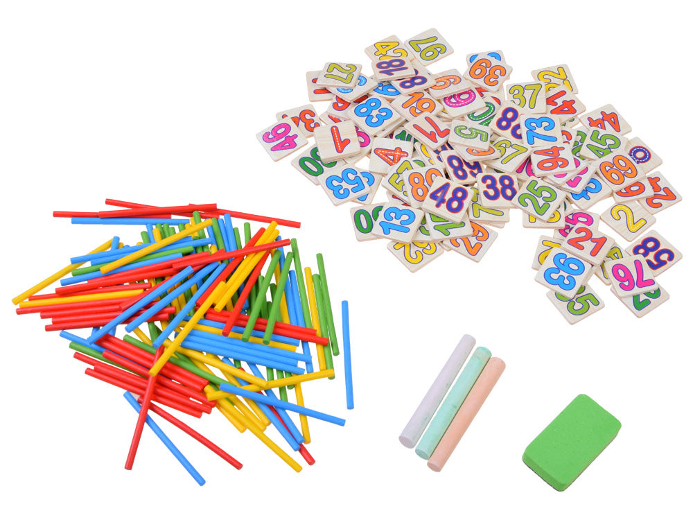 tablica edukacyjna + patyczki do nauki matematyki | ZA2514