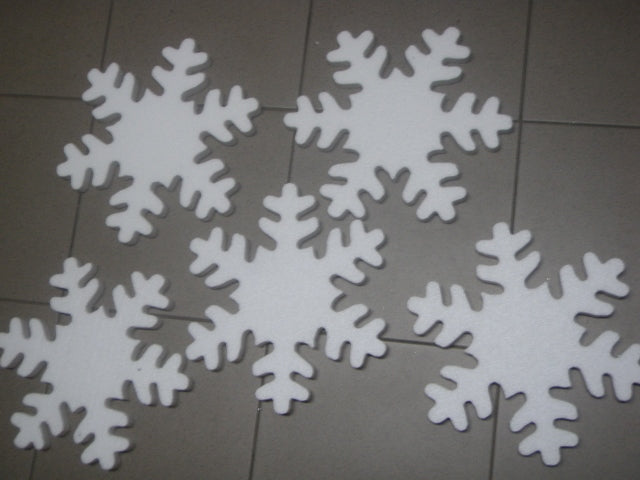śnieżynka 5szt.  styropianowa 30/2cm | 467