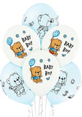 balony  dla chłopca 30cm 6szt.