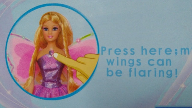 lalka  ze świecącymi skrzydłami ELF 29cm